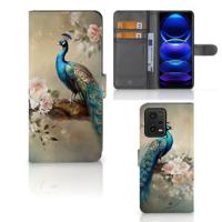 Telefoonhoesje | Met pasjeshouder | voor Xiaomi Redmi Note 12 5G | Poco X5 Vintage Pauwen