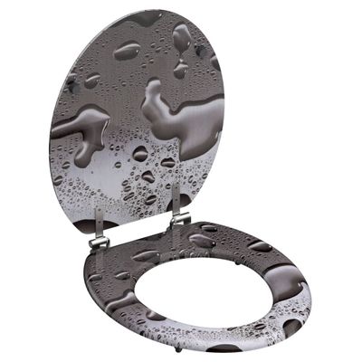 SCHÜTTE toiletbril grey steel mdf
