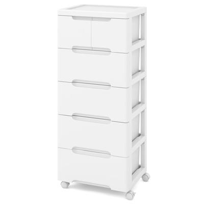 Verticale Nichekast met Lades Opbergkast Commode met 6 Lades