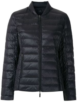Armani Exchange doudoune à fermeture zippée - Noir