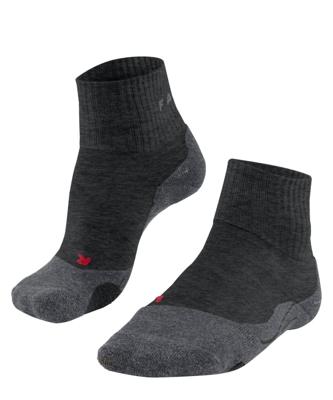 Falke Tk2 Explore Short Dames Wandelsok Asphalt Mel. 37-38