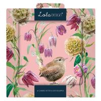 Kaartenmapje Lola Everyday Wren, 6 Stuks met Enveloppen