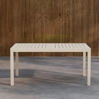 Nohr Uitschuifbare Tuintafel 'Lace' 160/240 x 100cm, kleur Beige