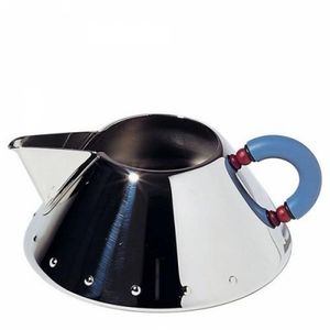 Alessi 9096 melk- & roomkan Roestvrijstaal Blauw, Roestvrijstaal 200 ml