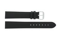 Horlogeband Universeel 054L.01 Leder Zwart 10mm
