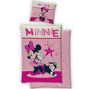 Flanellen Dekbedovertrek Minnie Mouse