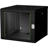 Digitus DN-19 09U-6/6-SW 19inch-wandkast (b x h x d) 600 x 509 x 600 mm 9 HE Zwart, Zwart (RAL 9005) - thumbnail