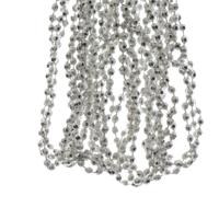 Kralenslinger - voor kleine kerstboom - zilver - 270 x 0,5 cm - slingers/guirlandes Kralenslinger - voor kleine kerstboom - zilver - 270 x 0,5 cm - slingers/guirlandes
