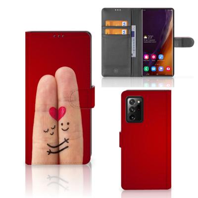 Samsung Galaxy Note20 Ultra | Wallet Case | met Pasjes | Liefde - Origineel Romantisch Cadeau