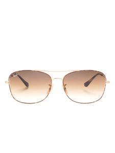 Ray-Ban lunettes de soleil à monture carrée - Marron