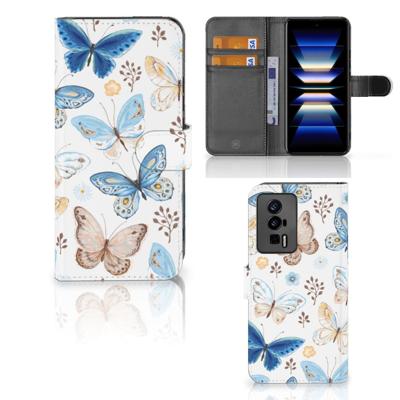 Telefoonhoesje | Met pasjeshouder | voor Xiaomi Poco F5 Pro Vlinder