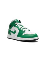 Jordan Kids "baskets Air Jordan 1 Mid ""Lucky Green""" - Blanc