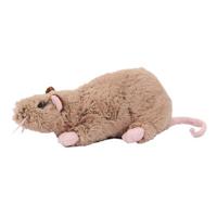 Pluche rat knuffel - bruin - 22 cm - ratten - Dieren - Speelgoed