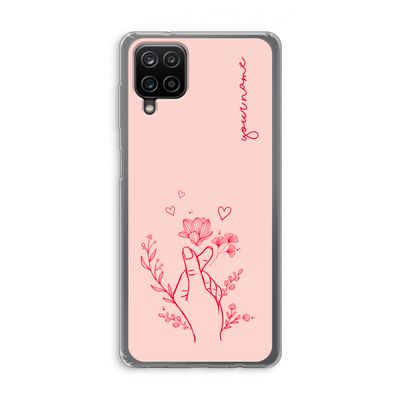 Giving Flowers: Samsung Galaxy A12 Transparant Hoesje