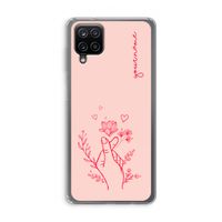Giving Flowers: Samsung Galaxy A12 Transparant Hoesje