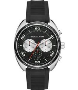 Horlogeband Michael Kors MK8611 Silicoon Zwart 22mm