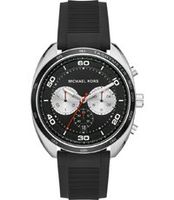 Horlogeband Michael Kors MK8611 Silicoon Zwart 22mm - thumbnail