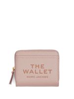 Marc Jacobs portefeuille The Mini Compact en cuir - Rose - thumbnail