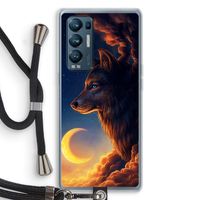 Night Guardian: Oppo Find X3 Neo Transparant Hoesje met koord
