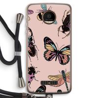 Tiny Bugs: Motorola Moto Z Force Transparant Hoesje met koord