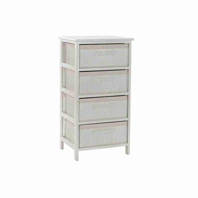 Ladenkast DKD Home Decor Wit Bamboe Paulownia hout 42 x 32 x 81 cm