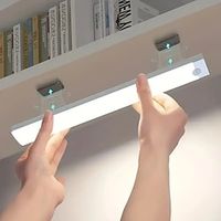 onder kast licht draadloze bewegingssensor led-lichtbalk led lang gevoel licht oplaadbaar magnetisch nachtlampje voor gang keukenkast trappen hal garderobe thuis kamer decoratie 1 st miniinthebox - thumbnail