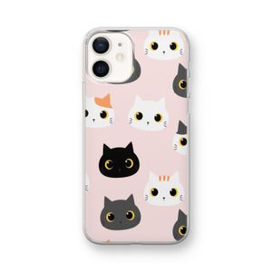 Katten: iPhone 12 mini Transparant Hoesje