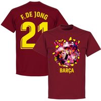 Barcelona F. De Jong 21 Gaudi Foto T-Shirt