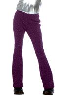 Party glitter broek fuchsia flared kind