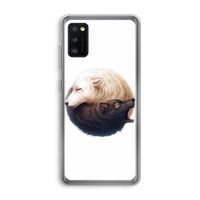 Yin Yang Wolves: Samsung Galaxy A41 Transparant Hoesje