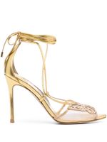 Sophia Webster sandales 105 mm à détail de papillon - Jaune