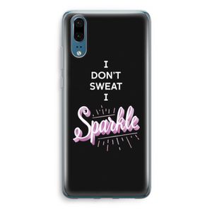 Sparkle quote: Huawei P20 Transparant Hoesje