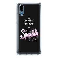 Sparkle quote: Huawei P20 Transparant Hoesje