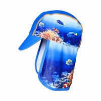 Playshoes zwemcap Onderwaterwereld Blauw Maat - thumbnail