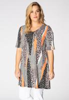 Yoek Tunic wide bottom GRACE | Multi | Maat 42/44