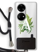 Green Brush: Huawei P50 Pro Transparant Hoesje met koord