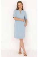 Moscow 50-06-sister Jurk 270-1 Light Denim Solid