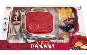 Luna Teppanyaki speelset junior 20-delig wit/rood