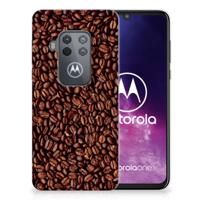 Motorola One Zoom | Siliconen Case | Koffiebonen