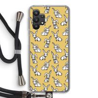 Haas: Samsung Galaxy A32 5G Transparant Hoesje met koord