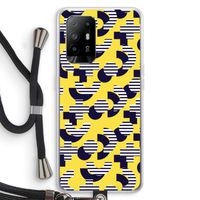 8-bit N°3: Oppo A94 5G Transparant Hoesje met koord