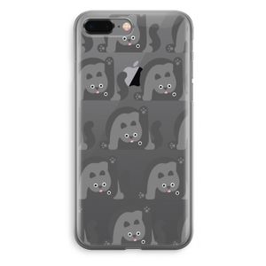 Cats: iPhone 8 Plus Transparant Hoesje