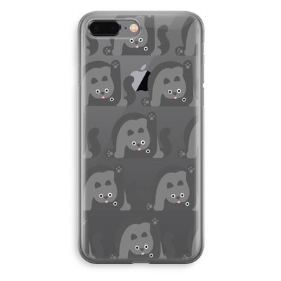 Cats: iPhone 8 Plus Transparant Hoesje