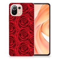 Xiaomi Mi 11 Lite | 11 Lite 5G NE TPU Case Red Roses - thumbnail