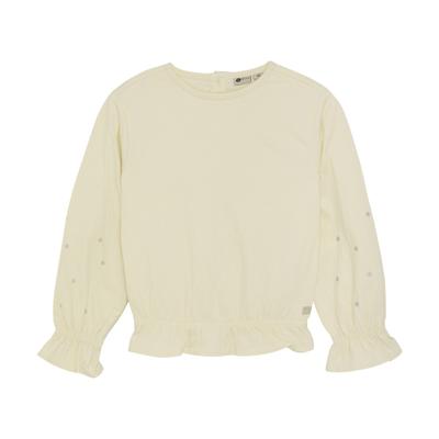 Daily7 winter t-shirt meisjes - wit - longsleeve/Smock