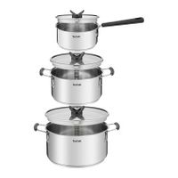 Tefal Opti&apos;Space Pannenset - Set van 3 - thumbnail