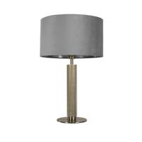 Searchlight Gouden tafellampLondon met grijze kap - EU65721GY