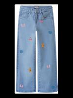 Name it zomer jeans broek meisjes - licht blauw denim
