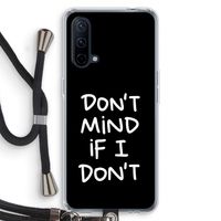 Don't Mind: OnePlus Nord CE 5G Transparant Hoesje met koord