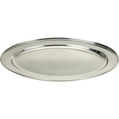 Excellent Houseware serveerschaal/barbecueschaal - 35 x 21 cm - RVS